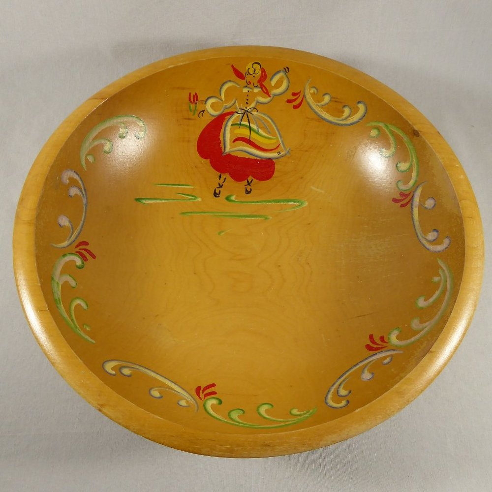 Woodcroftery 11" Wooden Dough Bowl
